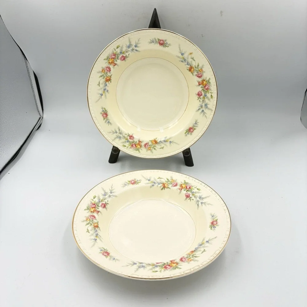 2 HOMER LAUGHLIN EGGSHELL GEORGIAN CERAMIC 8